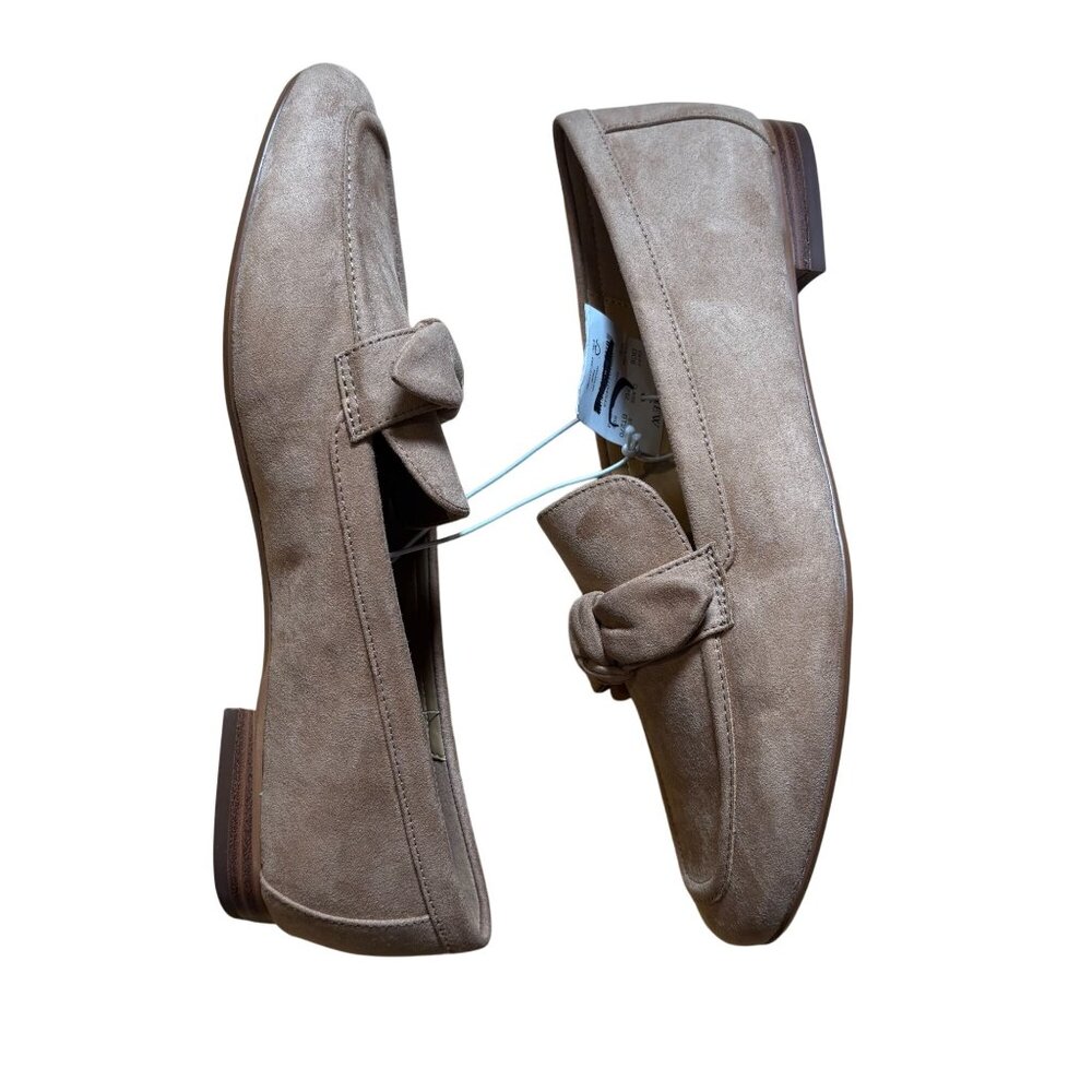 J. Crew Factory Sienna Sueded Bow Loafers Size 9 NWT BT270 - Picture 3 of 7